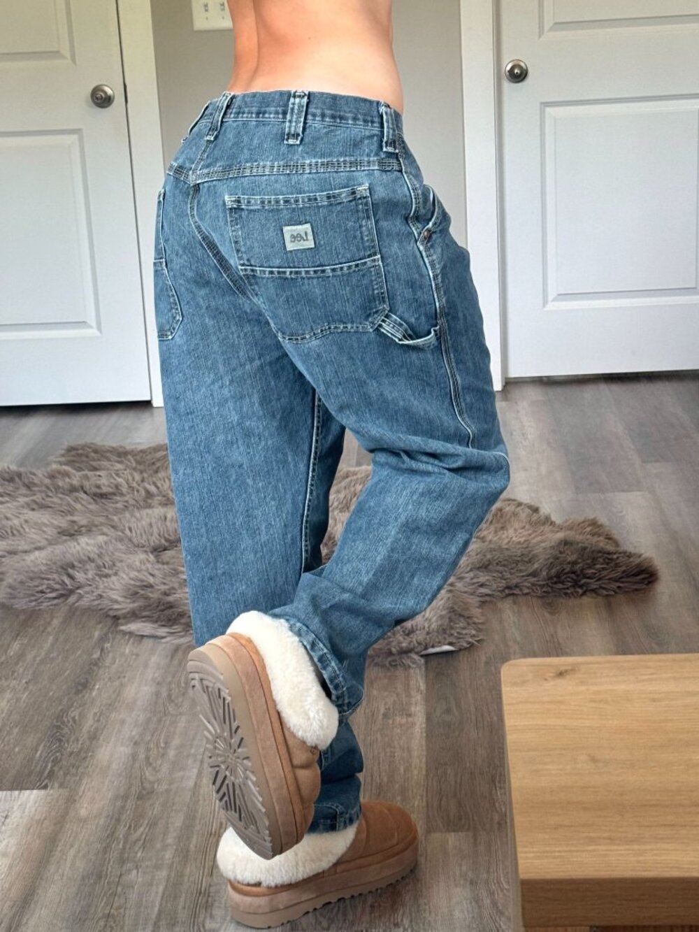 Lee Men's Blue Carpenter Jeans